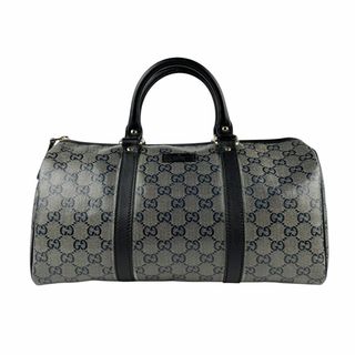 グッチ(GUCCI)のグッチ GUCCI ハンドバッグ ショルダーバッグ GGクリスタル コーティングキャンバス/レザー ネイビー/ゴールド/ブラック ゴールド レディース 203696 送料無料【中古】 z5900(ハンドバッグ)