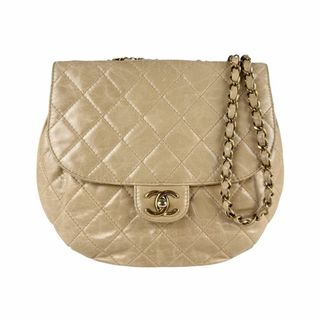 シャネル(CHANEL)のシャネル CHANEL ショルダーバッグ マトラッセ レザー ベージュ ゴールド レディース 送料無料【中古】 z5913(ショルダーバッグ)