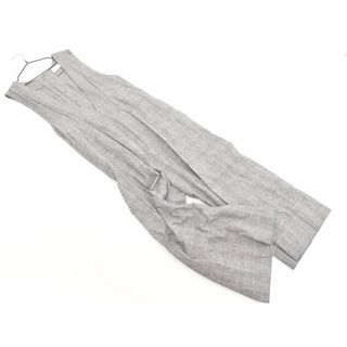 ケービーエフ(KBF)のKBF ケービーエフ アーバンリサーチ リネン混 グレンチェック サロペット オーバーオール size36/白ｘ黒 ■◇ レディース(サロペット/オーバーオール)
