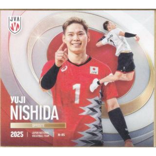 【N-05 西田 有志 (ノーマル) 】 バレーボール男子日本代表2025 トレーディングmini色紙(その他)