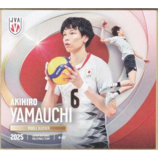 【N-07 山内 晶大 (ノーマル) 】 バレーボール男子日本代表2025 トレーディングmini色紙(その他)