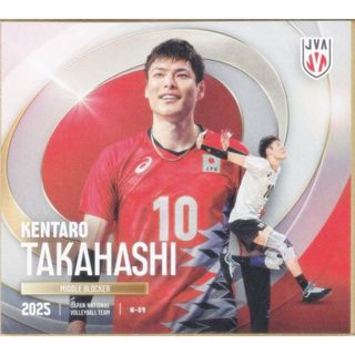 【N-09 高橋 健太郎 (ノーマル) 】 バレーボール男子日本代表2025 トレーディングmini色紙(その他)
