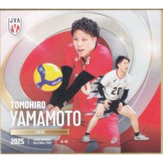 【N-10 山本 智大 (ノーマル) 】 バレーボール男子日本代表2025 トレーディングmini色紙(その他)