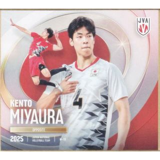 【N-11 宮浦 健人 (ノーマル) 】 バレーボール男子日本代表2025 トレーディングmini色紙(その他)