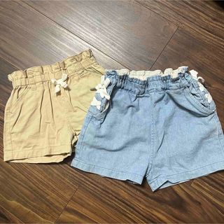 プティマイン ショートパンツ 90 2点セット