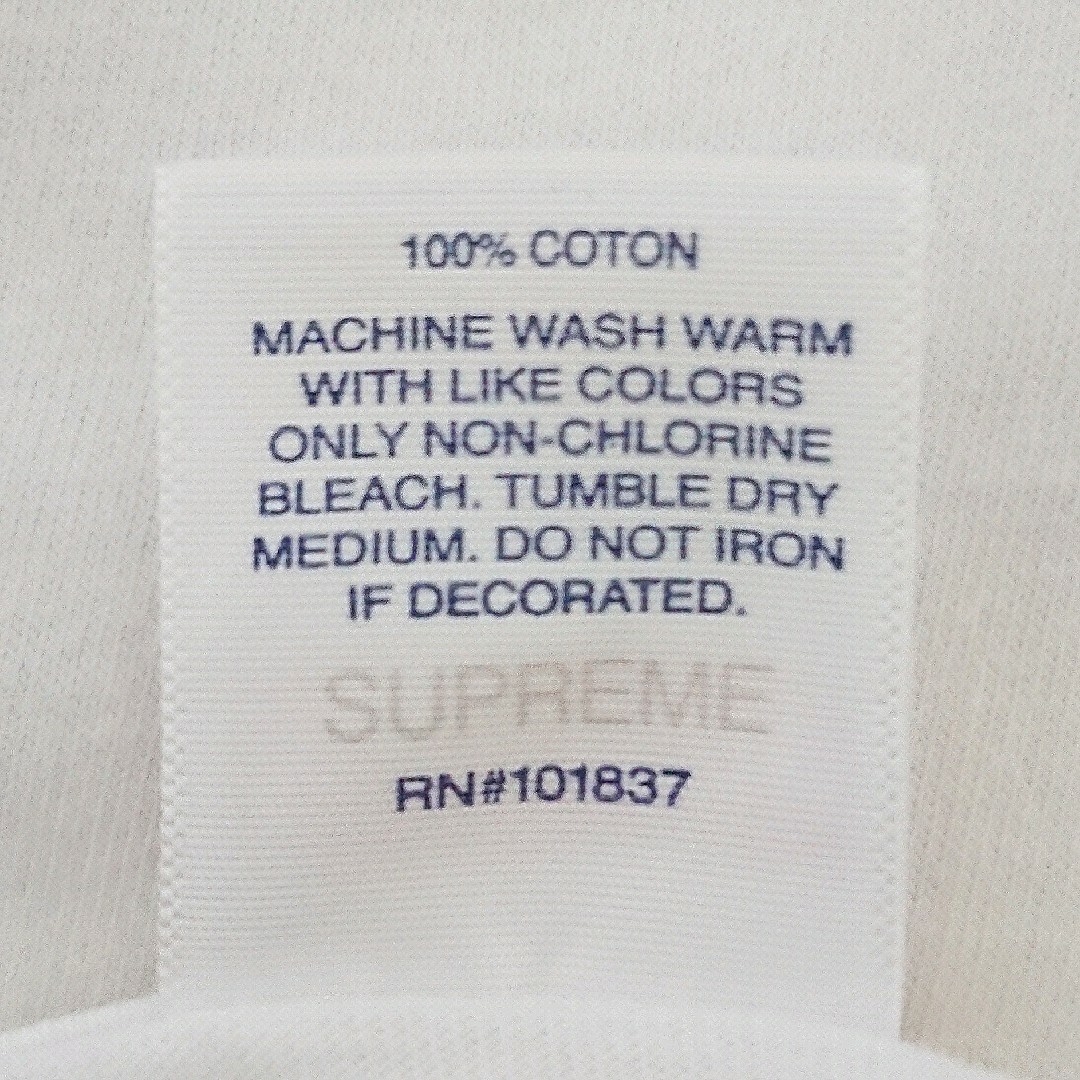Supreme(シュプリーム)の人気モデル シュプリーム スラップショット ロゴ ホワイト 半袖 Tシャツ メンズのトップス(Tシャツ/カットソー(半袖/袖なし))の商品写真