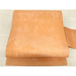 平和屋着物＊夏物　九寸名古屋帯　杜若　正絹　逸品　未使用　AAAX5979ma(帯)
