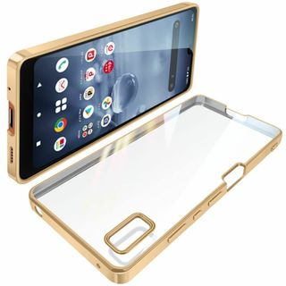 【サイズ:AQUOSWISH/wish2_色:金】AQUOS wish ケース (その他)