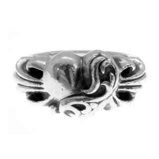 クロムハーツ(Chrome Hearts)のクロムハーツ CHROME HEARTS 【 FLRL CRS HRT 】 フローラル クロス ハート シルバー リング 42057(リング(指輪))