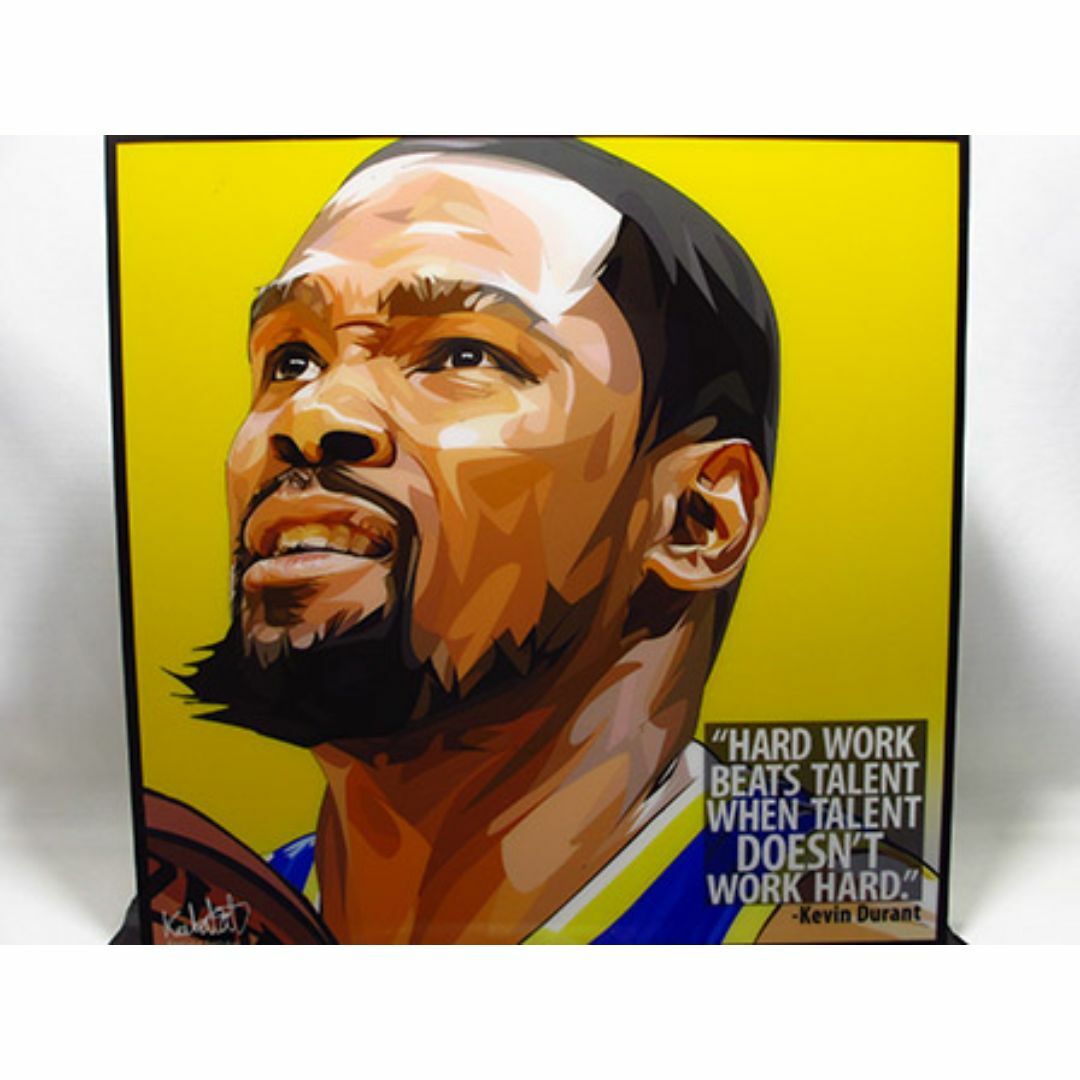 【新品 No 572】 ポップアートパネル ケビン デュラント NBA インテリア/住まい/日用品のインテリア小物(その他)の商品写真