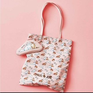 ポールアンドジョー(PAUL & JOE)のsweet付録　ポールアンドジョー猫柄トートバッグポーチセット(トートバッグ)