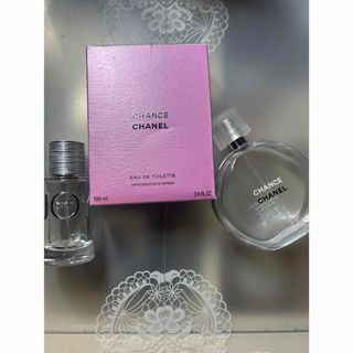 CHANEL DIOR 香水瓶　空瓶　2個セット　インテリア