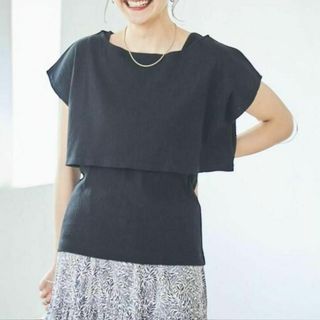 コーエン ミニTシャツ＆スクエアタンクトップ2枚セット ブラック
