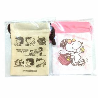 スヌーピー(SNOOPY)の【新品・未使用】マツキヨココカラ 参天製薬 スヌーピー ミニ巾着(キャラクターグッズ)