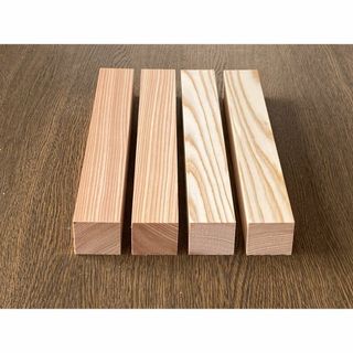 【送料込 新品】　杉 角材 300×40×36㎜ 4本 プレーナー 無垢 木材