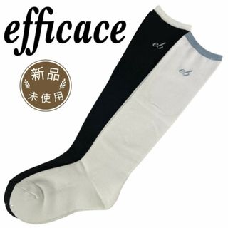 エフィカス efficace ハイソックス ２足 ゴルフウェア フリーサイズ