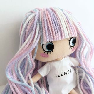 アタオ(ATAO)の1点物❗️大人気♡リメイクドール‼️イーマリー ロングヘアー 夢かわグラデーション(キャラクターグッズ)