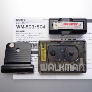 【動作整備品】希少 WM-504 ソニーウォークマン カセットプレーヤー