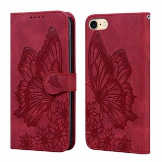 【色:レッド_サイズ:iPhone 6/7/8/SE2/SE3*4.7"】iPh(その他)