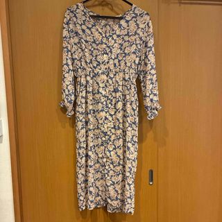 スプレイ(SpRay)のSPRAY 花柄ロングワンピース　長袖　(ロングワンピース/マキシワンピース)