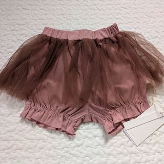80　チュール付き　ブルマ　パンツピンクチュール(パンツ)