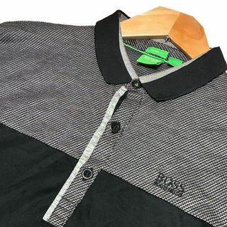 ヒューゴボス(HUGO BOSS)のLサイズ HUGO BOSS ヒューゴボス メンズ 半袖Tシャツ ポロシャツ(ポロシャツ)