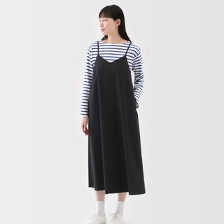 ムジルシリョウヒン(MUJI (無印良品))の新品 無印良品 ブロードキャミソールワンピース(ロングワンピース/マキシワンピース)