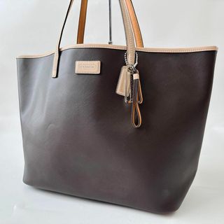 コーチ(COACH)の854 コーチ トートバッグ ショルダーバッグ レザー PVC A4書類収納可能(トートバッグ)