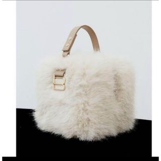 fur fur - 【正規品】bibiy. B. FUR BOX BAG beige