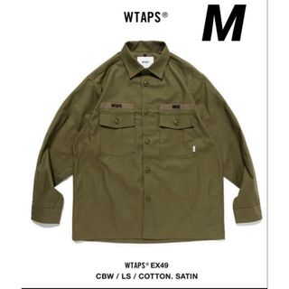 ダブルタップス(W)taps)のWTAPS CBW / LS / COTTON. SATIN Mサイズ 新品(シャツ)