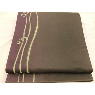 平和屋着物◎KENZO　六通柄袋帯　幾何学文様　正絹　逸品　BAAU0584mz(帯)