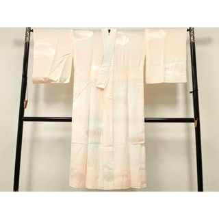平和屋着物■長襦袢　無双仕立て　雲重ね地紋　暈し染め　正絹　逸品　未使用　DAAU1732xg(着物)