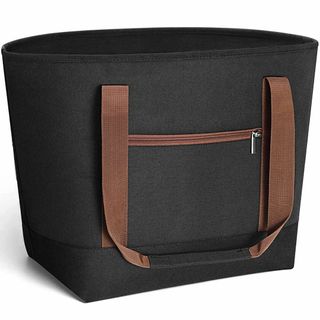 RVSNQ 保冷バッグ 大容量 ジッパー付き ランチバッグ 折りたたみ式 エコバ(弁当用品)