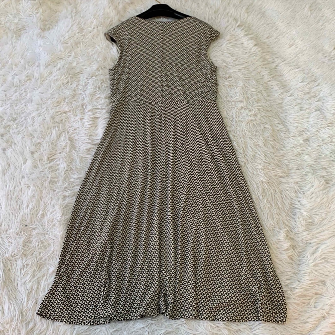 Weekend Max Mara(ウィークエンドマックスマーラ)のMaxMara WEEKEND 幾何学柄 カットソー ロングワンピース  レディースのワンピース(ロングワンピース/マキシワンピース)の商品写真