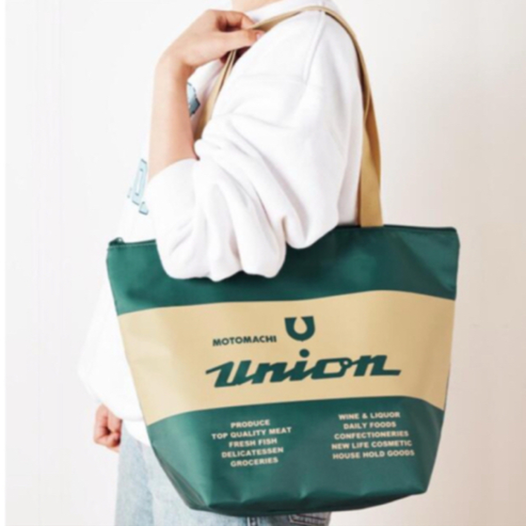新品✨『もとまちユニオン』 たっぷり入ってくるくるたためる！ 肩かけ保冷バッグ レディースのバッグ(エコバッグ)の商品写真