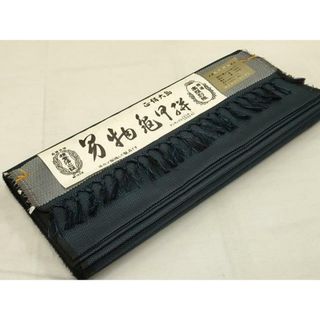 平和屋着物▼男性　大島紬　アンサンブル　反物　着尺+羽尺　亀甲絣　正絹　逸品　未使用　AAAX3624ay(その他)
