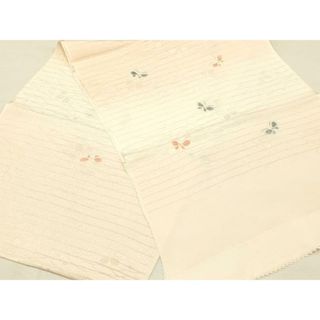平和屋着物▼夏物　和装小物　帯揚げ　絞り　舞蝶文　暈し染め　逸品　AAAW1183ay