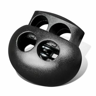 【新着商品】DYZDスプリングコードストッパー 2つ穴 2本紐用 丸型 穴径約6