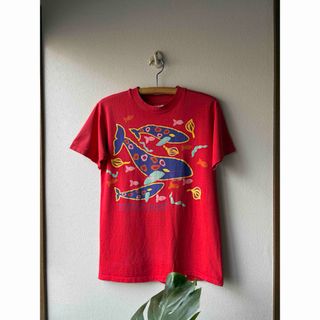 ヘインズ(Hanes)の1989年 MONTEREY BAY AQUARIUM tシャツ　USA製(Tシャツ/カットソー(半袖/袖なし))
