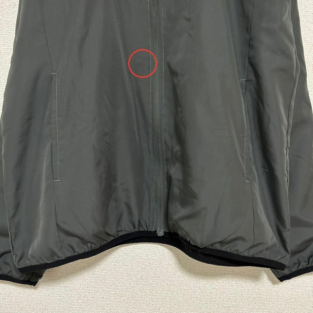 FILA(フィラ)のFILAフィラ ナイロンジャケット ジャージ ロゴ 起毛 グレー系 L スポーツ/アウトドアのトレーニング/エクササイズ(ウォーキング)の商品写真