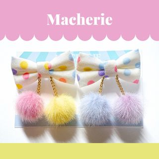 🩷💛🍒からふるゆらゆらさくらんぼ🍒🩵💜(ファッション雑貨)