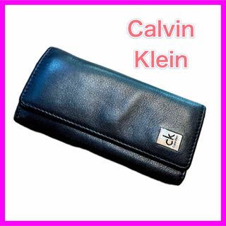シーケーカルバンクライン(ck Calvin Klein)の綺麗❤️カルバンクライン キーケース 6連 黒 本革(キーケース)
