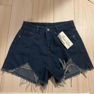 デニム　ハーフデニム　ダメージデニム　ショートパンツ　水着(ショートパンツ)