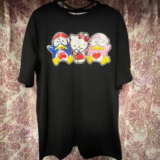 ドンキホーテ限定　Lサイズ ハローキティ　サンリオ　ドンキ　Tシャツ　50周年(Tシャツ(半袖/袖なし))