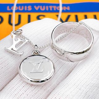 ルイヴィトン(LOUIS VUITTON)の◇ルイヴィトン◇新品仕上済 リング ネックレス M62485 モノグラム 18号(ネックレス)