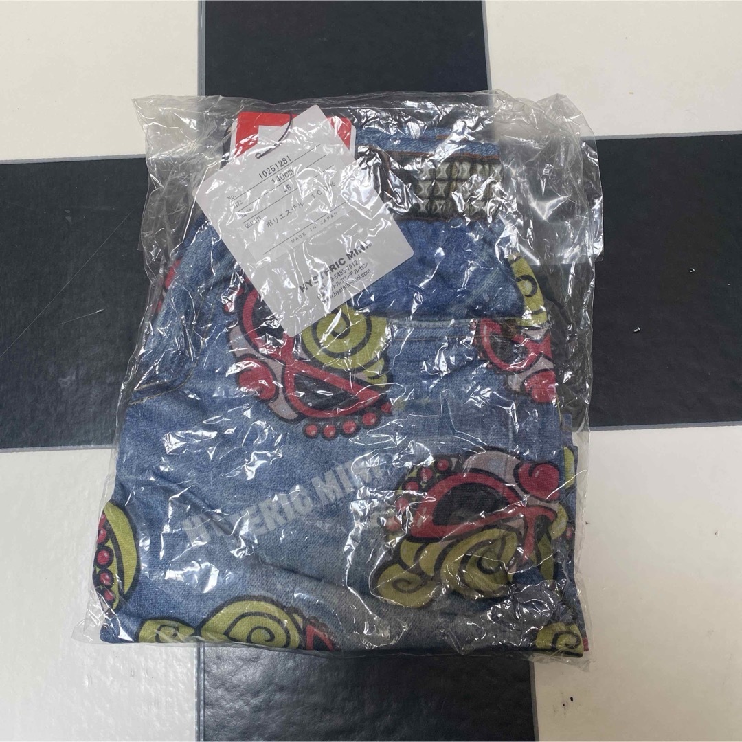 HYSTERIC MINI(ヒステリックミニ)のヒステリックミニ フェイス デニム風 ショートパンツ ハーフパンツ 140 キッズ/ベビー/マタニティのキッズ服男の子用(90cm~)(パンツ/スパッツ)の商品写真