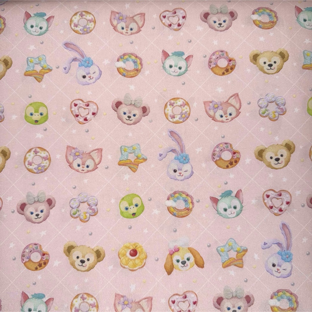 【SALE】ダフフレ 生地 ドーナツ【545】 約幅140cm×長さ100cm ハンドメイドの素材/材料(生地/糸)の商品写真