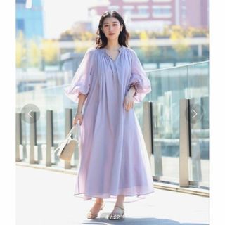 マリハ(MARIHA)のMARIHA × Demi-Luxe BEAMS / 別注 春の花のドレス(ロングワンピース/マキシワンピース)
