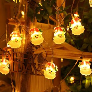 【数量限定】GOCROWEEN クリスマス LEDライト サンタクロース 3M (その他)