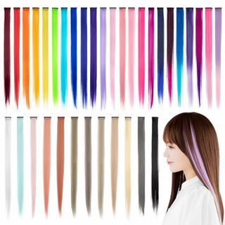 【色:ゴールドB】[クラッセ] ワンタッチメッシュエクステ 6本セット 単色 グ(その他)